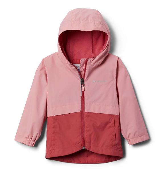 Columbia Rain-Zilla Rain Jacket Pink For Girls NZ45170 New Zealand